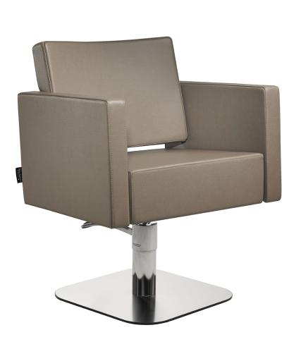 Hairdressing chair: Square - In photo Colour: Cappuccino 63 - Salon Ambience