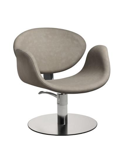 Hairdressing chair: Amber - In photo Colour: Beige Pearl P4 - Salon Ambience