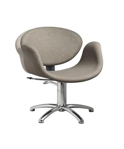 Hairdressing chair: Amber Reclining - In photo colour: Beige Pearl P4 - Salon Ambience