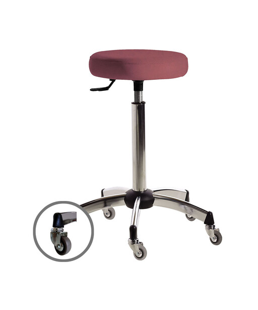 Hairdressing stool: Harley - CS/275 in photo colour: Mulberry N4 - Salon Ambience