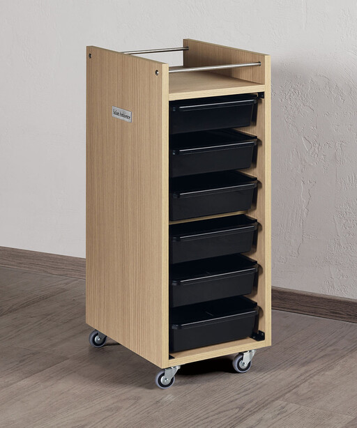 Hairdressing trolley: Glam - In photo material: Oak 05 - Salon Ambience Hairdressing trolley: Glam - In photo material: Oak 05 - Salon Ambience