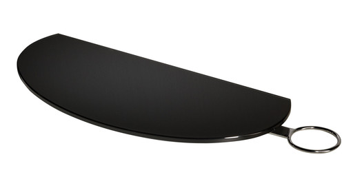 Hairdressing mirror accessory: Black glass shelf - Salon Ambience Hairdressing mirror accessory: Black glass shelf - Salon Ambience