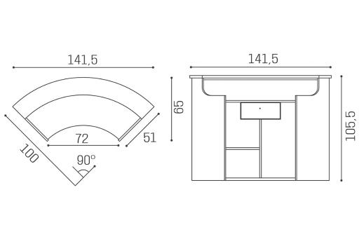 Cassa per parrucchieri: Form - Salon Ambience D_Form-1