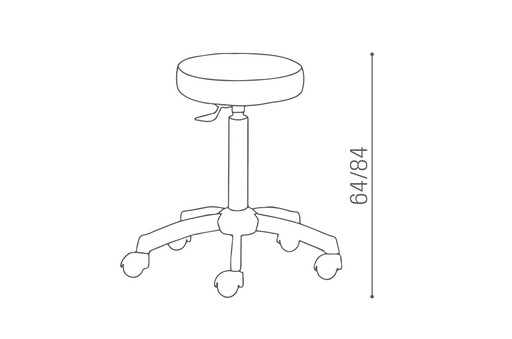 Sgabello per parrucchieri: Harley - Salon Ambience D_Harley