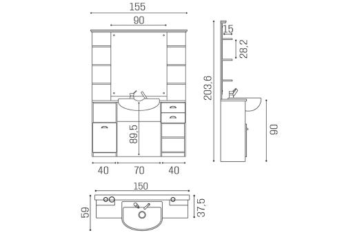 Barber station for hairdresser: Triomphe Vintage - Salon Ambience D_Triomphe