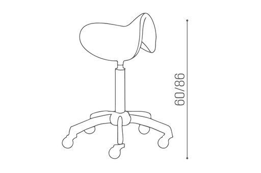 Sgabello per parrucchieri: Mustang - Salon Ambience D_Mustang