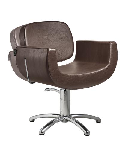 Hairdressing chair: Naomi reclining - In photo colour: Vintage Chocolate H9 - Salon Ambience Hairdressing chair: Naomi reclining - In photo colour: Vintage Chocolate H9 - Salon Ambience