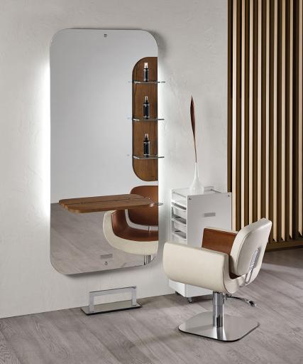 Espejo para peluquería - FIJI - Salon Ambience - de pared / contemporáneo /  rectangular