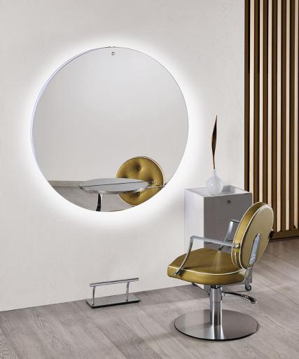 Hairdressing mirror: Planet - Salon Ambience