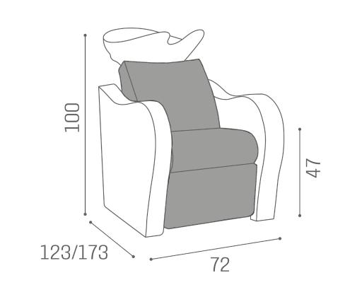 Waschsessel: Luxury+ - Salon Ambience D_Luxury+1