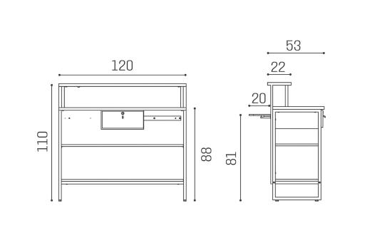 Theken: Carnaby - Salon Ambience D_Carnaby