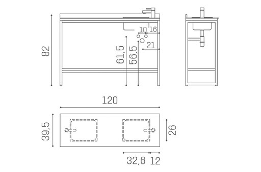 Mobili retrolavaggio per parrucchieri: Camden - Salon Ambience D_Camden
