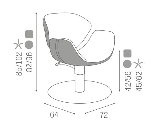 Friseurstuhl: Olimpia - Salon Ambience D_Olimpia
