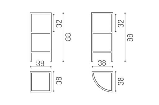 Reception desk for hairdresser: Infinity - Salon Ambience D_Infinity-2