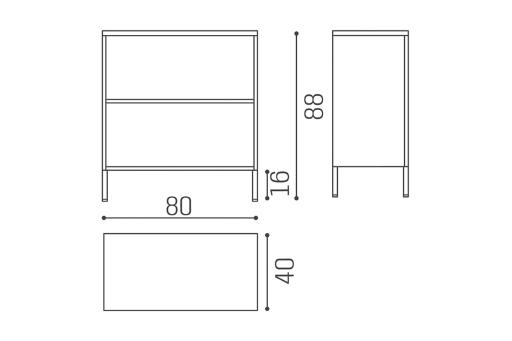 Reception desk for hairdresser: Infinity - Salon Ambience D_Infinity-3