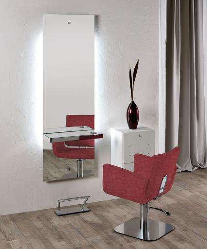 Hairdressing mirror: Lunar - Salon Ambience