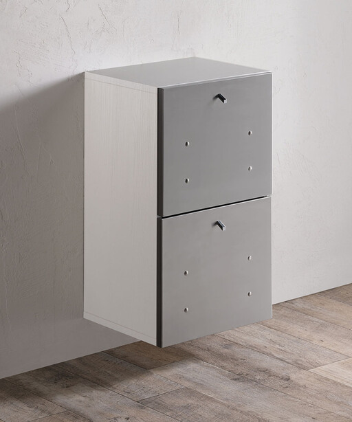 Hairdressing cabinet: Cannes Duo Steel - Salon Ambience Hairdressing cabinet: Cannes Duo Steel - Salon Ambience