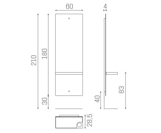 Mensola per parrucchieri: Lunar - Salon Ambience D_Lunar