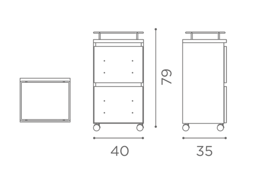 Hairdressing cabinet: Tower - Salon Ambience D_Tower